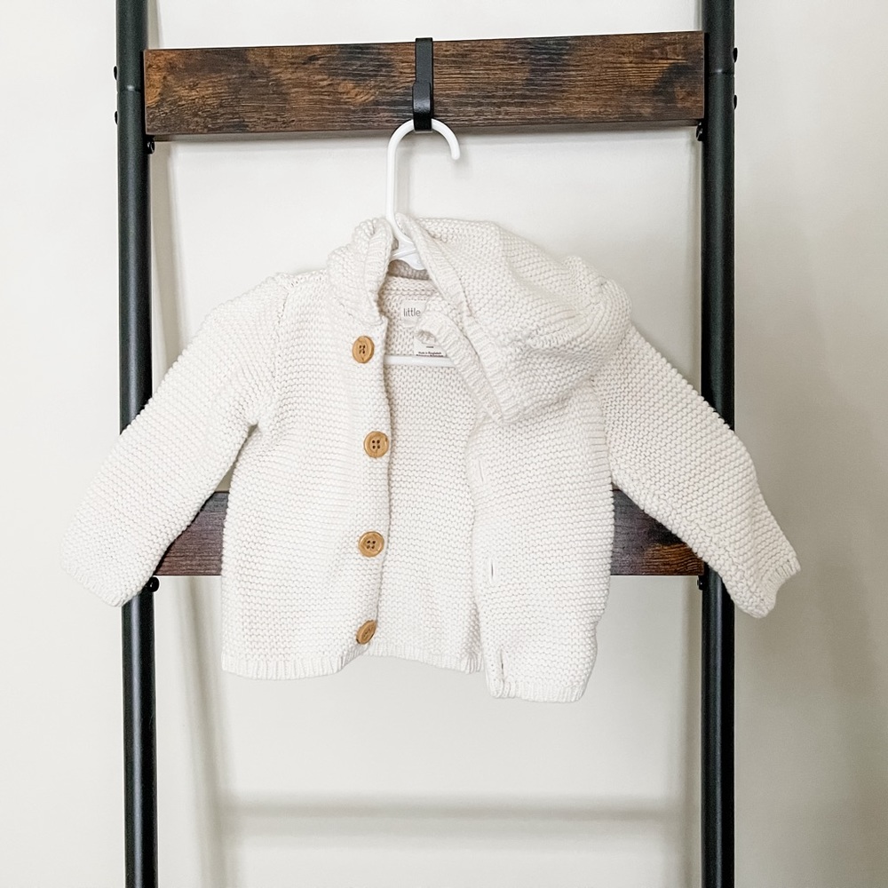 Carters Little Planet, 9 month knit hooded sweater